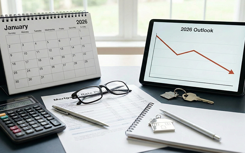 Proyecciones tasas hipotecarias 2026, Tendencia mercado inmobiliario Florida 2026, Préstamos FHA Miami, Comprar casa en 2026, Miguel E. Hernandez.